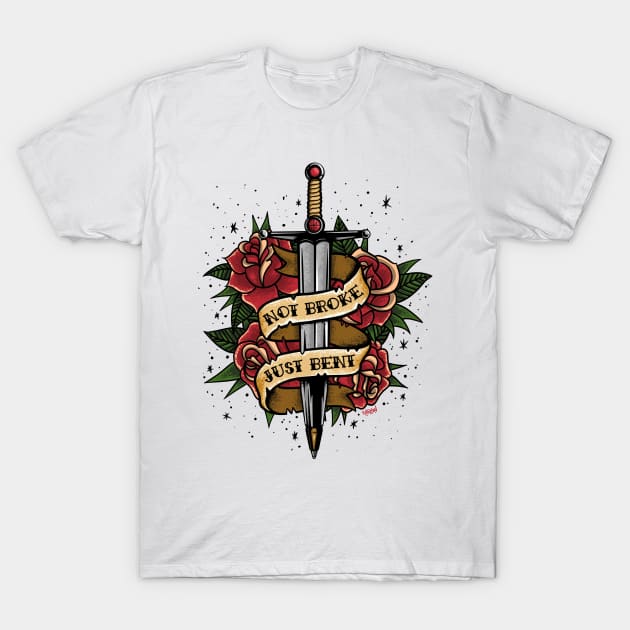 Swords and Pens T-Shirt by JosephSheltonArt